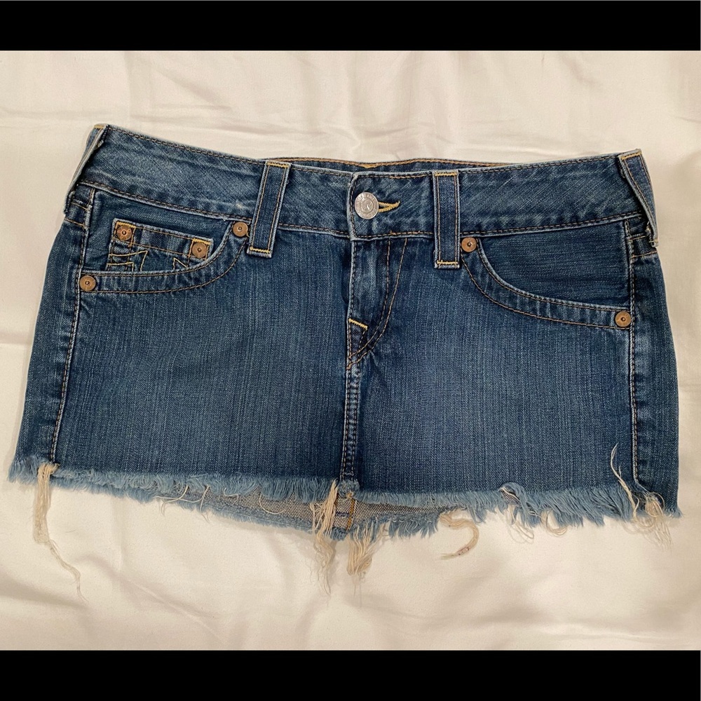True Religion Jean Miniskirt